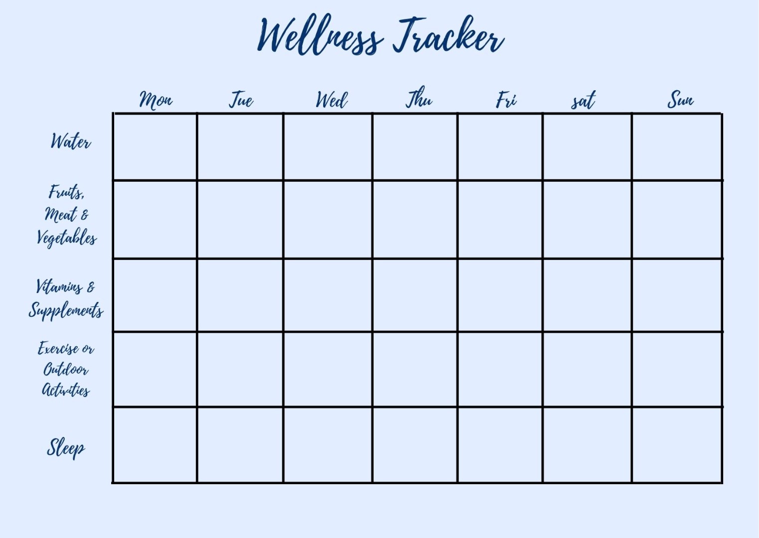 Wellness Journal & Wellness Tracker Ebook