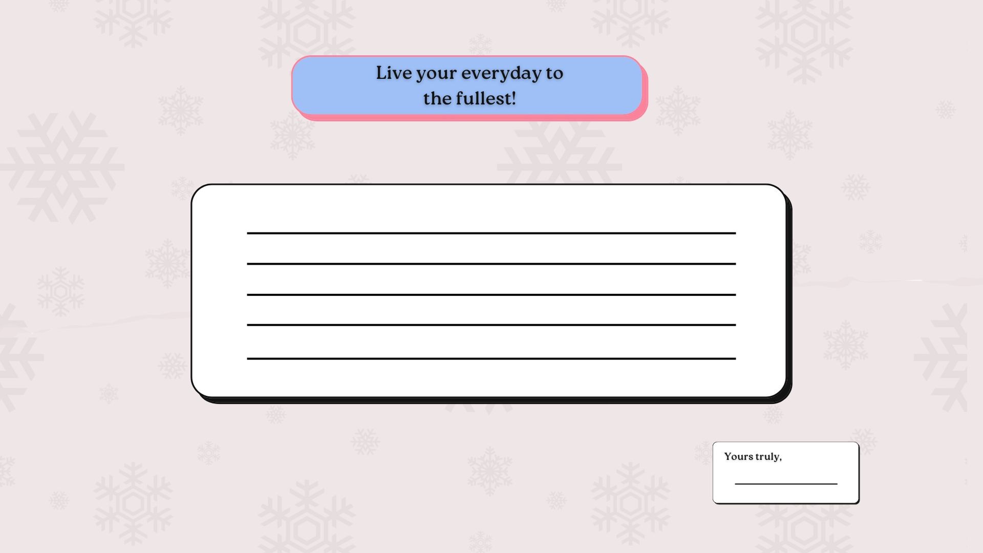 Christmas and New Year Greetings Printable Card