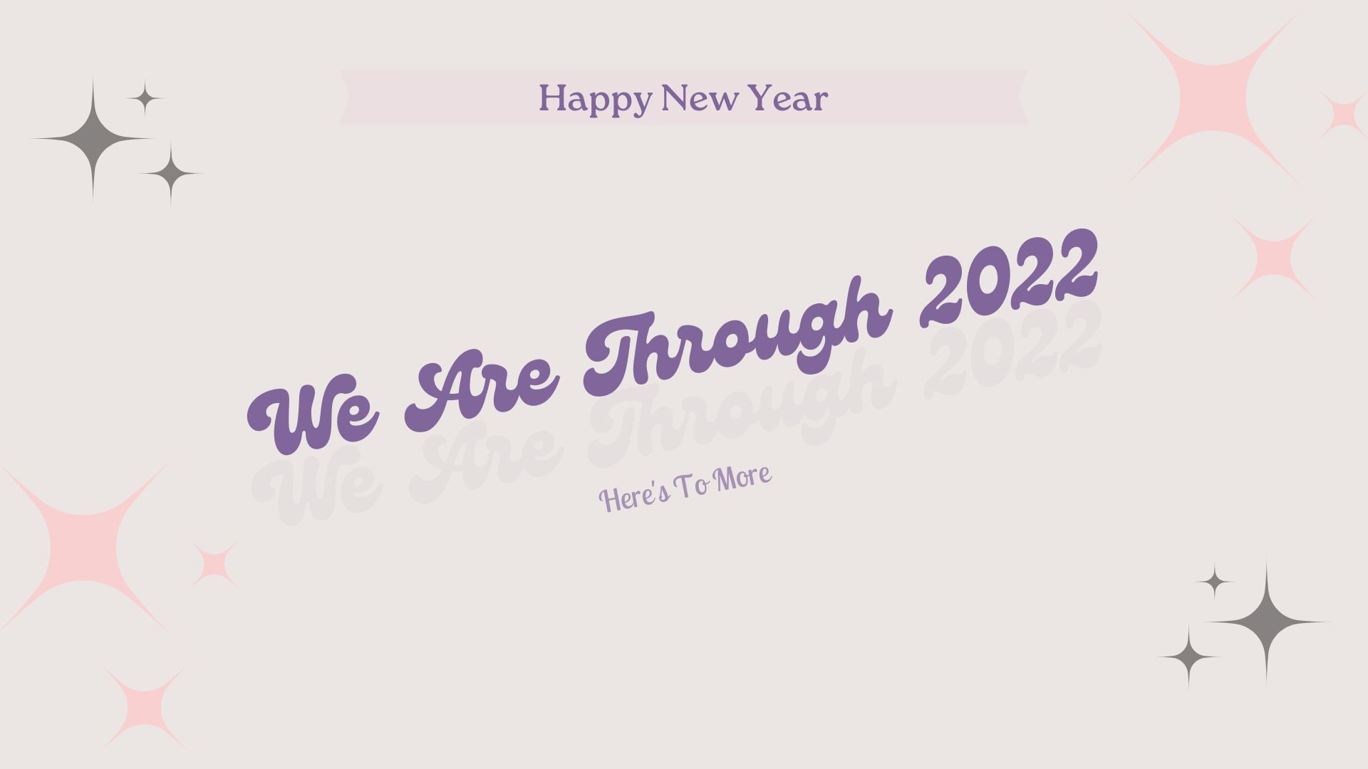 Christmas and New Year Greetings Printable Card