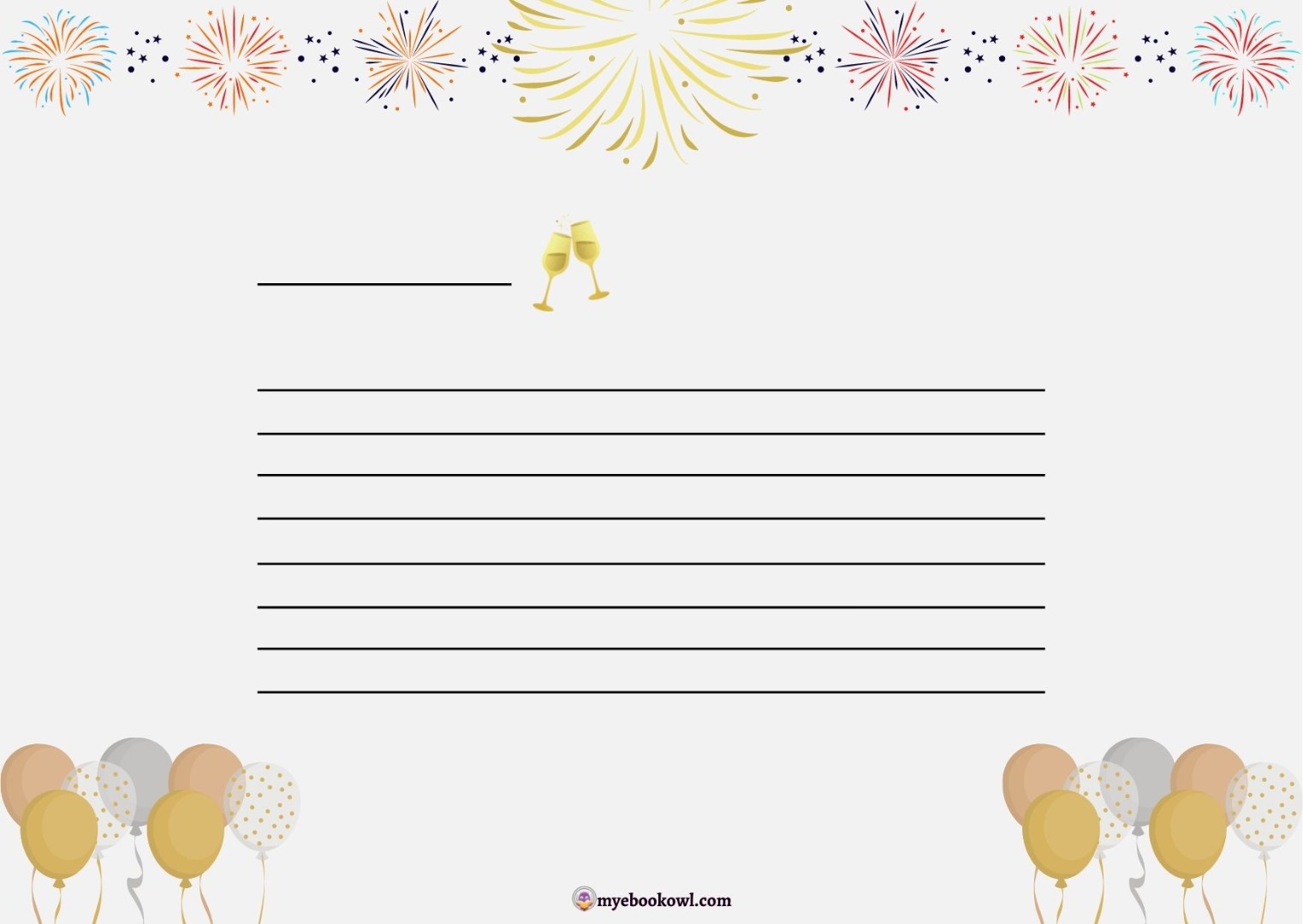 Christmas & New Year Printable Greeting Cards