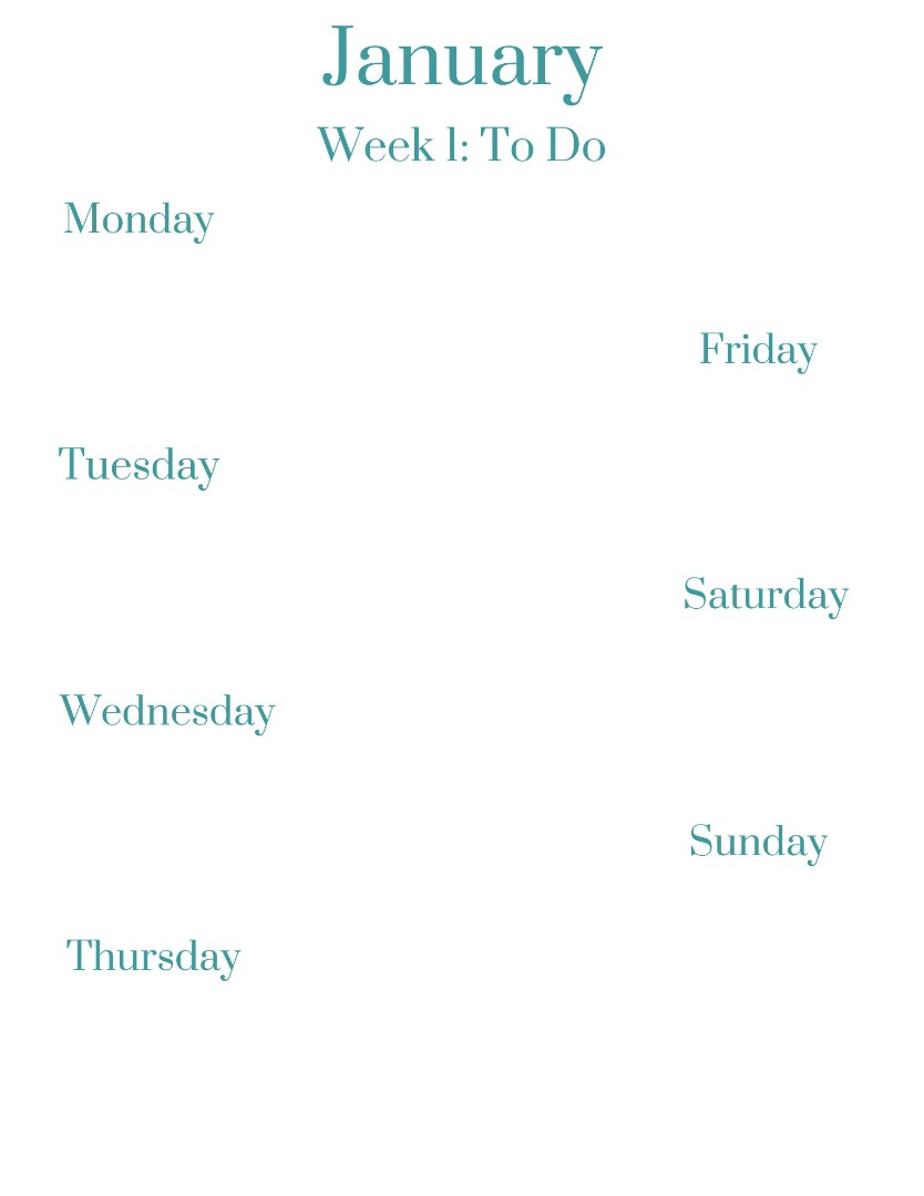 Monthly To Do List Journal Monthly To Do List Journal