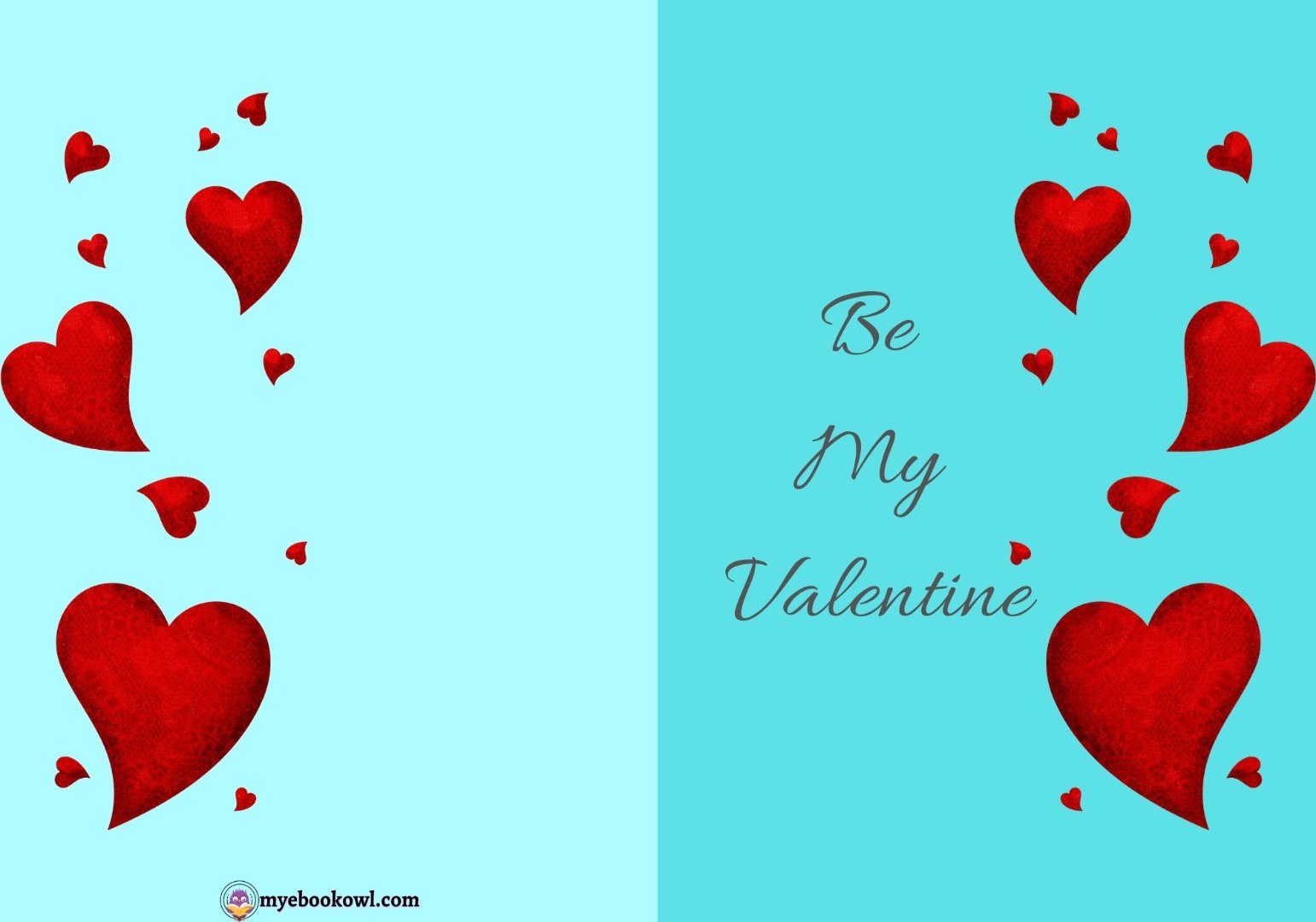 Be My Valentine Foldable Printable Cards Be My Valentine Foldable Printable Cards