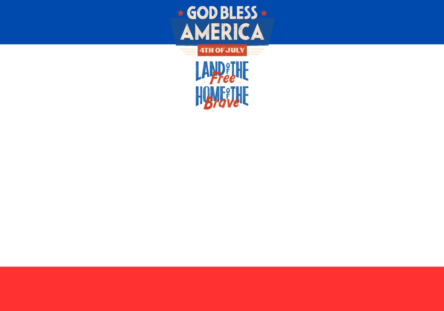 4th of July Folded Printable Card 4th of July Folded Printable Card