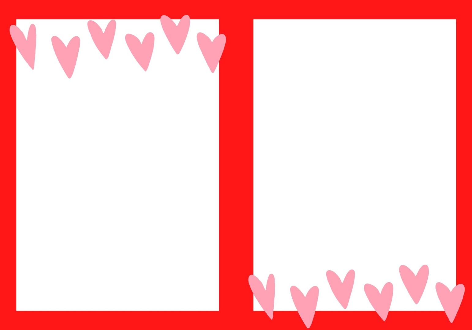 My Valentines Printable Foldable Cards My Valentines Printable Foldable Cards