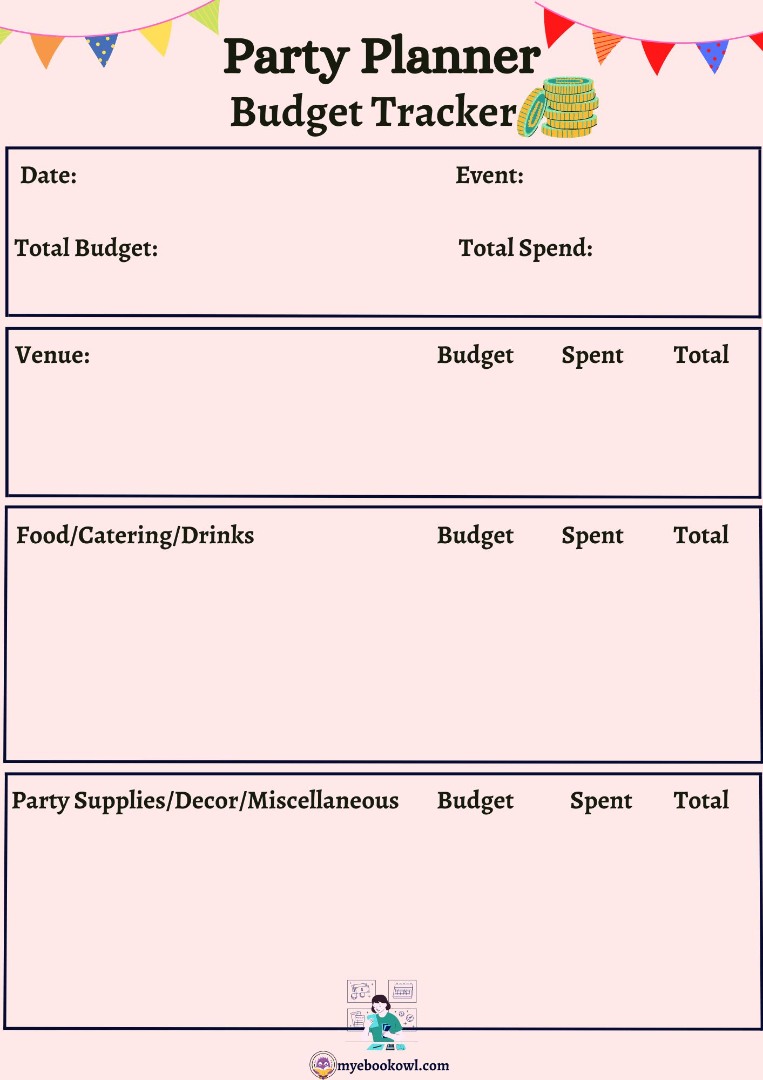 Party Planner Printable Set
