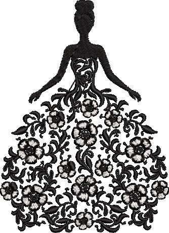 Floral Dress Design Floral Dress Design