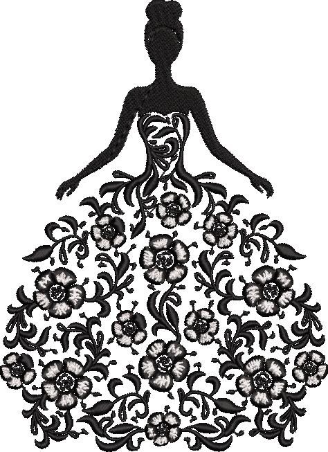 Floral Dress Design Floral Dress Design