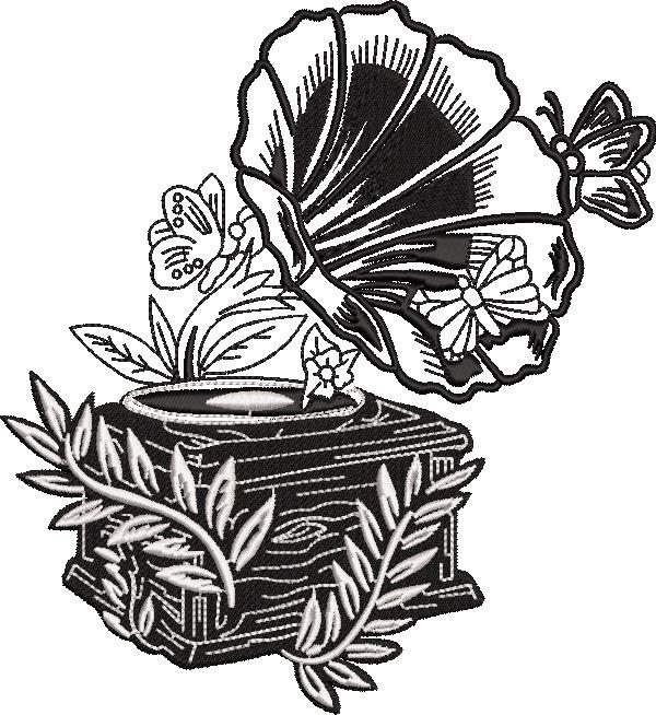 Floral Gramophone Floral Gramophone