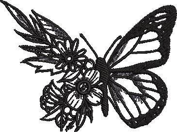 Floral Butterfly Design Floral Butterfly Design