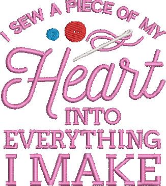 I Sew a Piece of My Heart
