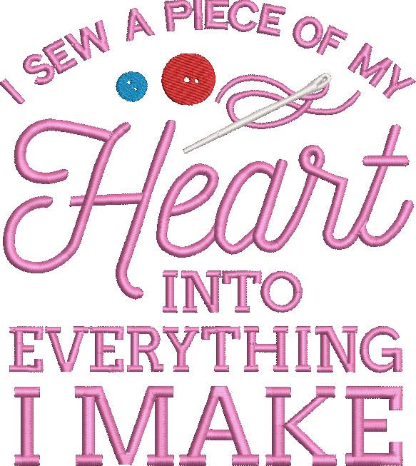 I Sew a Piece of My Heart