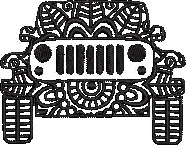 Jeep Mandala Design