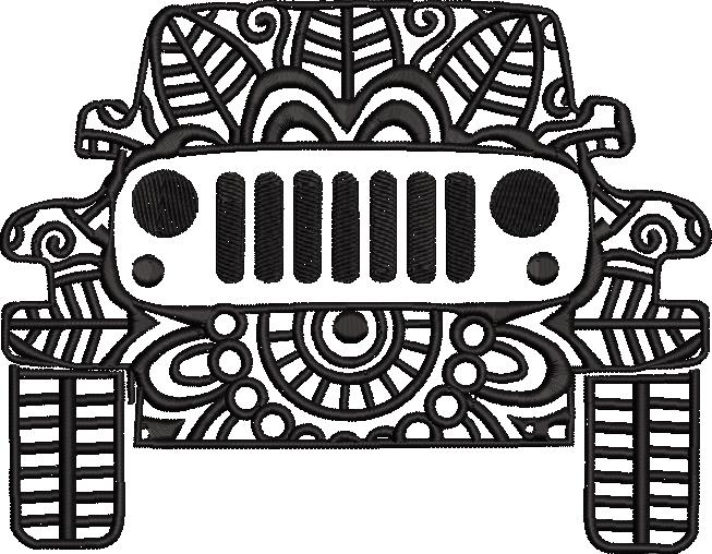Jeep Mandala Design