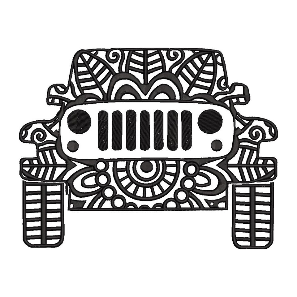 Jeep Mandala Design Jeep Mandala Design