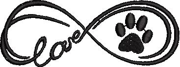 Infinity Love Paw