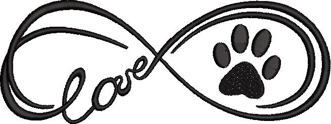 Infinity Love Paw