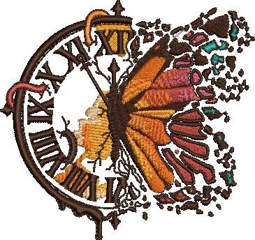 Butterfly Clock Design Butterfly Clock Design