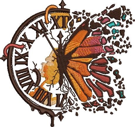 Butterfly Clock Design Butterfly Clock Design