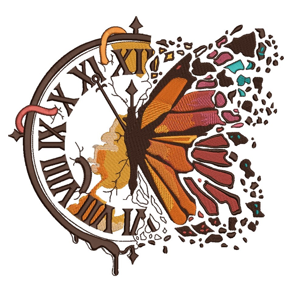 Butterfly Clock Design Butterfly Clock Design