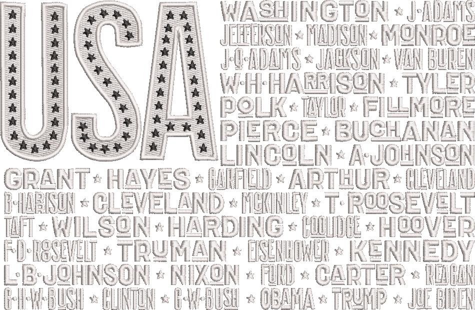 US President Name 1797-2021