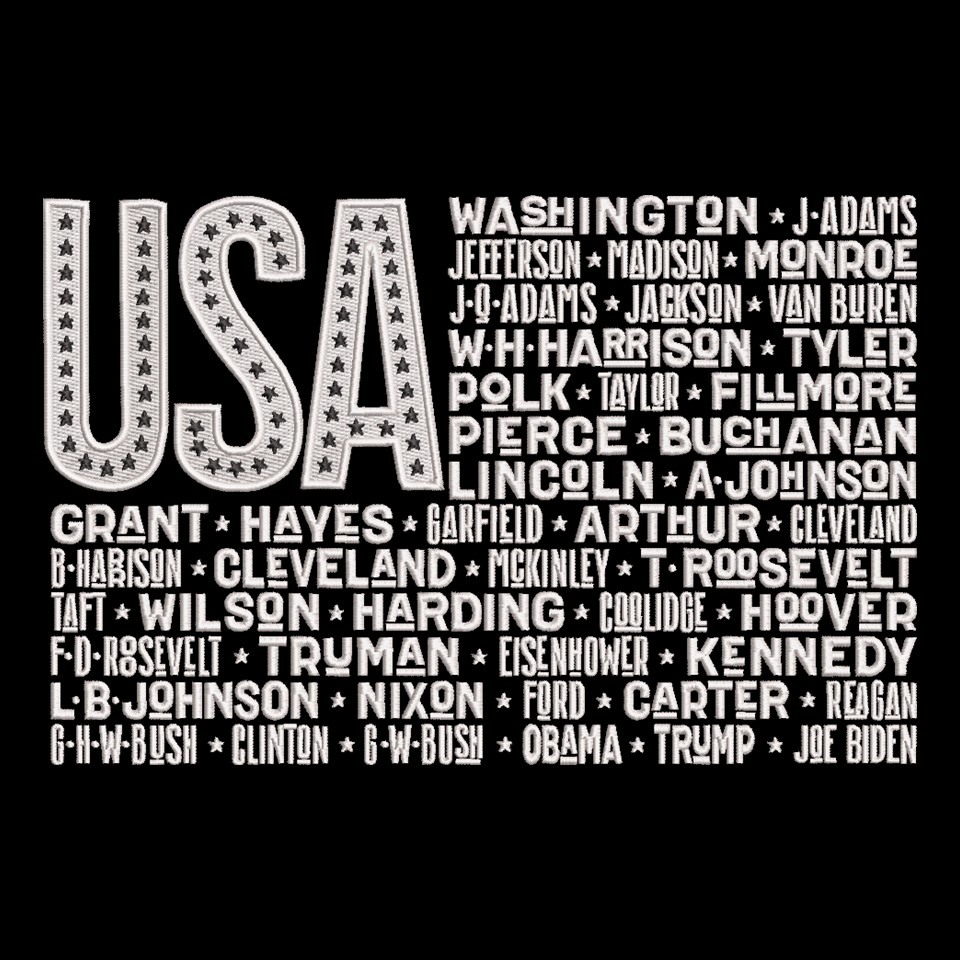 US President Name 1797-2021