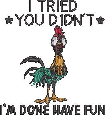 I Tried You Did Not I Tried You Did Not