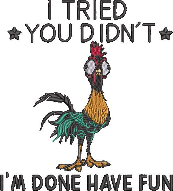 I Tried You Did Not I Tried You Did Not