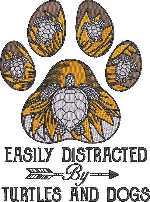 Easily Distracted By Turtles And Dogs Easily Distracted By Turtles And Dogs