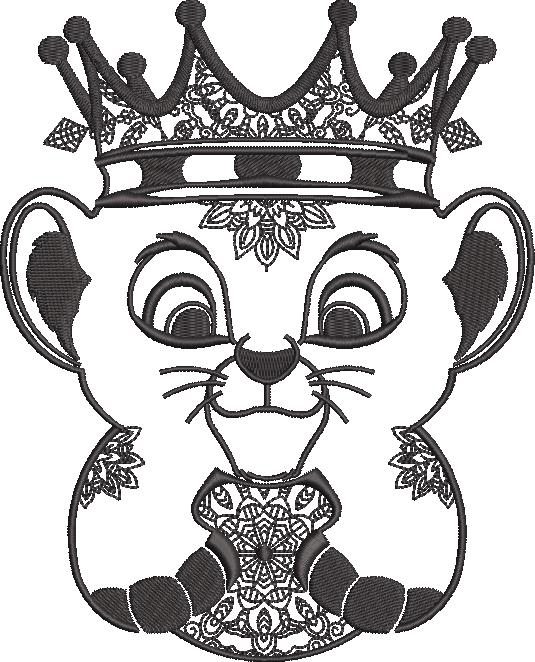 Baby Lion Mandala