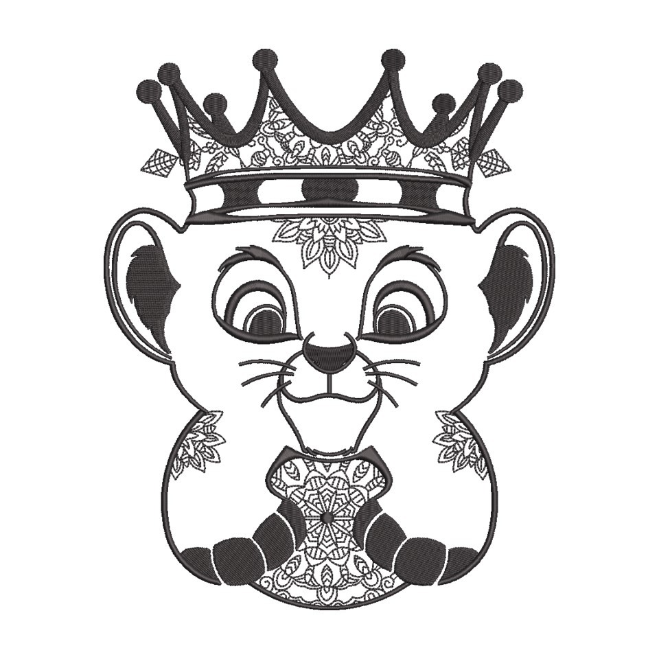 Baby Lion Mandala