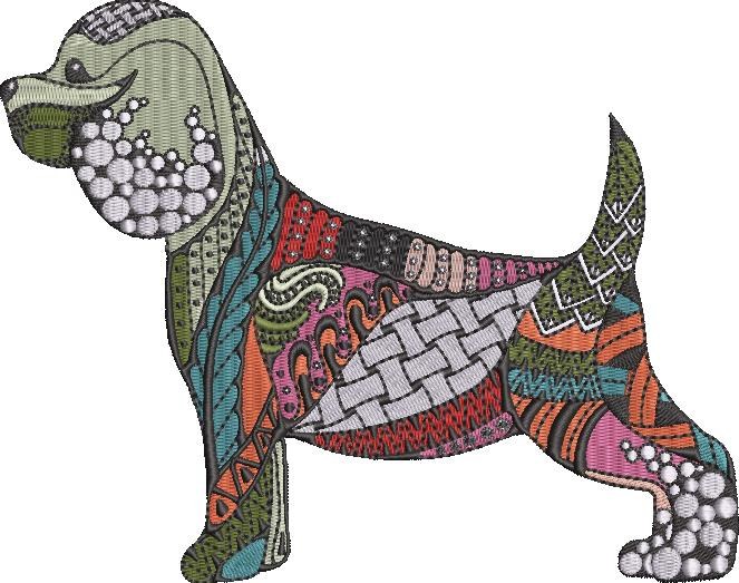 Colorful Spaniel Dog Colorful Spaniel Dog