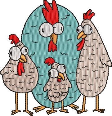 Chicken Characters Chicken Characters