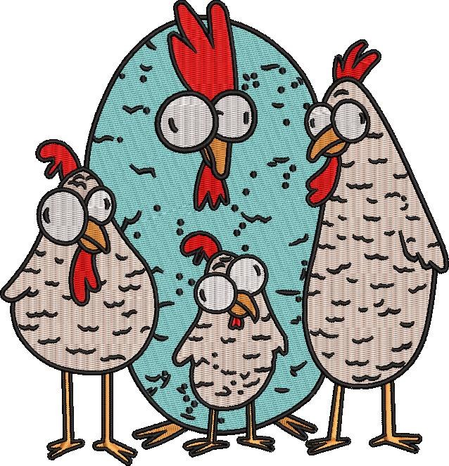 Chicken Characters Chicken Characters