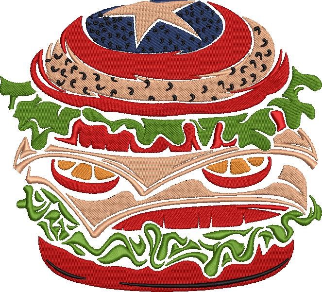 Shield Man Burger Shield Man Burger