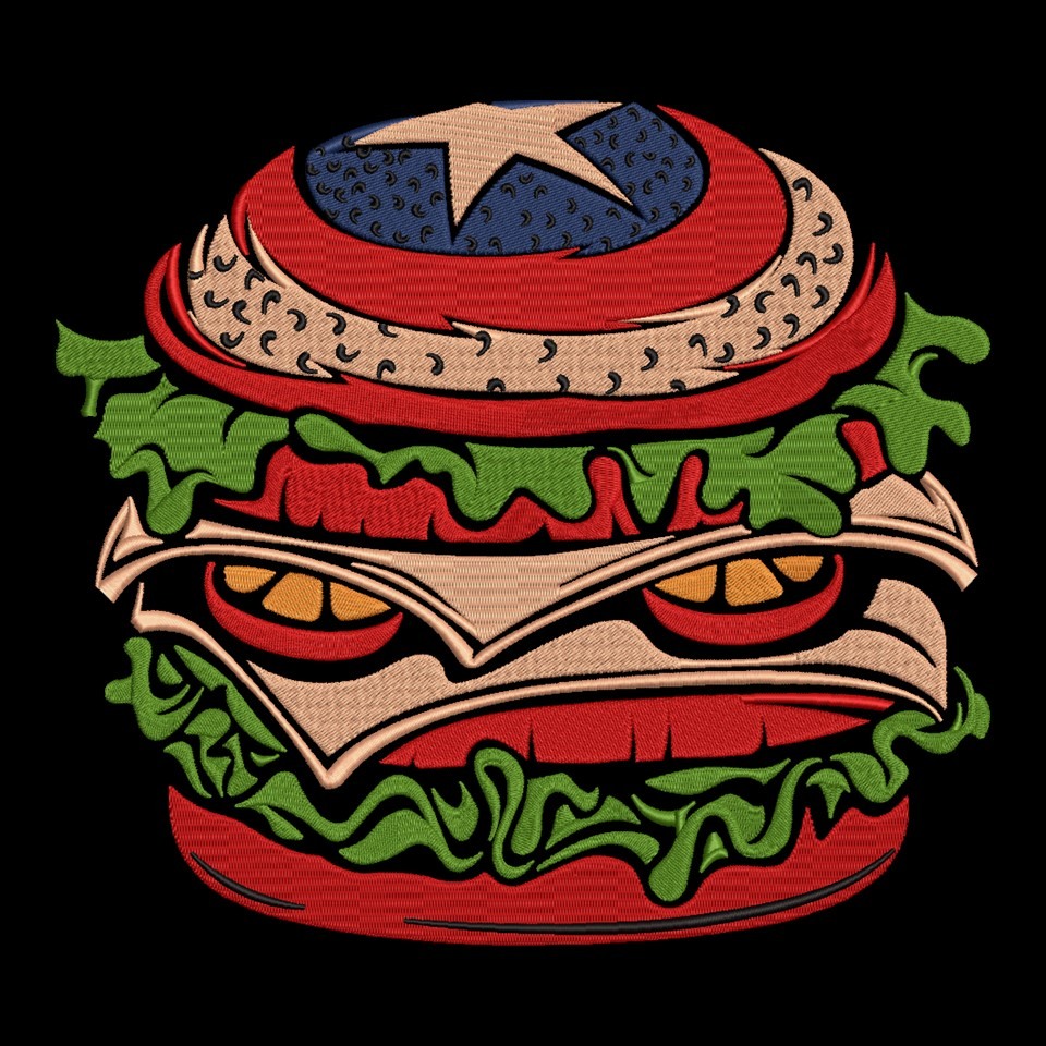 Shield Man Burger Shield Man Burger