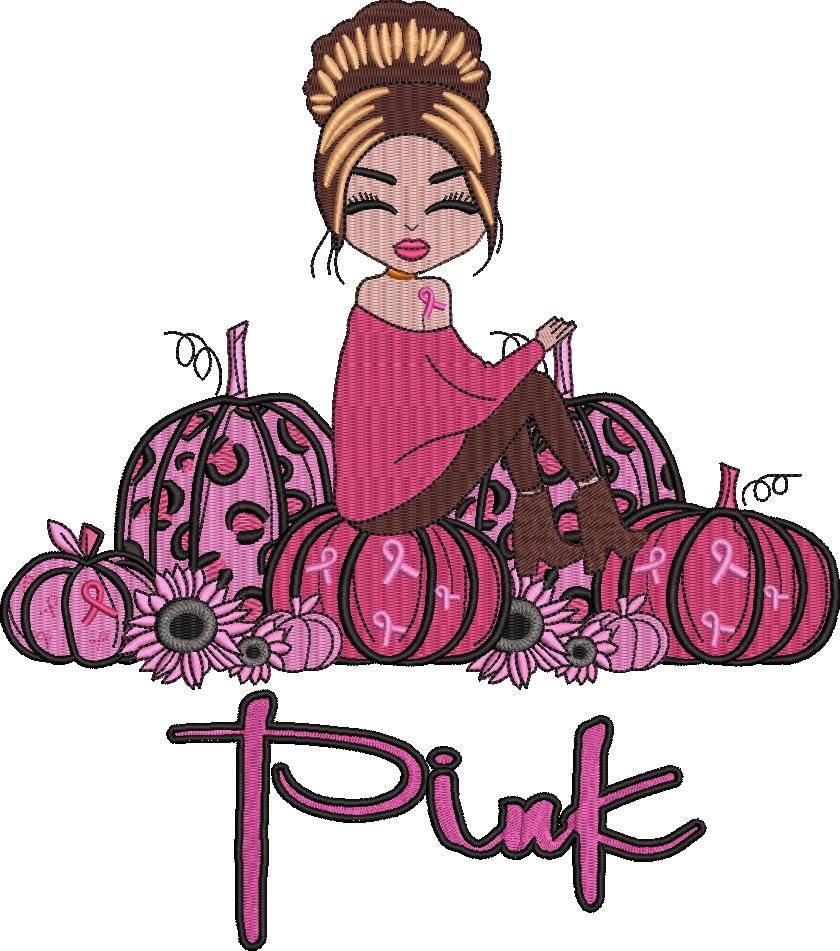 Pumpkin And Pink Pumpkin And Pink