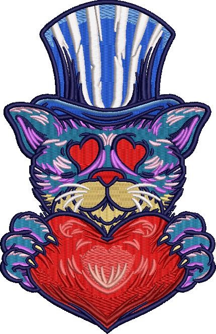 Cat Love Heart Cat Love Heart