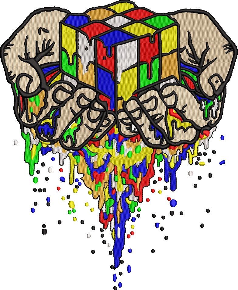 Rubiks Cube Melting In Your Hands