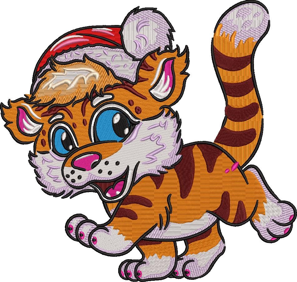 Cute Cartoon Tiger