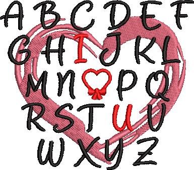 Alphabet I Love You Alphabet I Love You