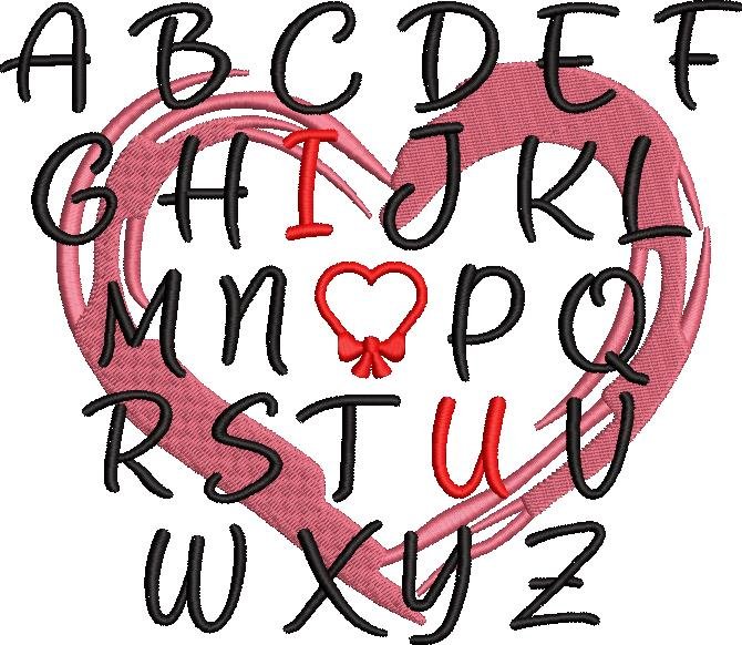 Alphabet I Love You Alphabet I Love You