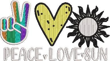 Peace Love Sun