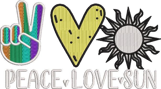 Peace Love Sun