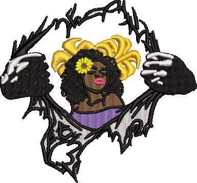 Black Girl Magic Flower