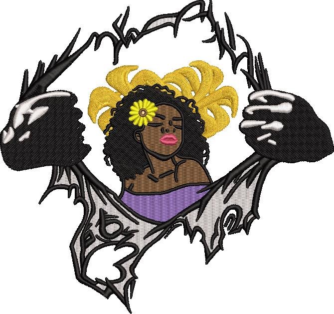 Black Girl Magic Flower