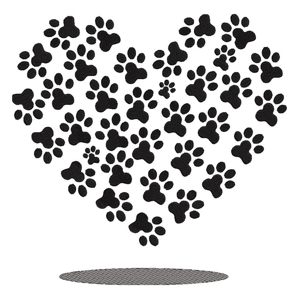 Heart Print Shape Heart Print Shape