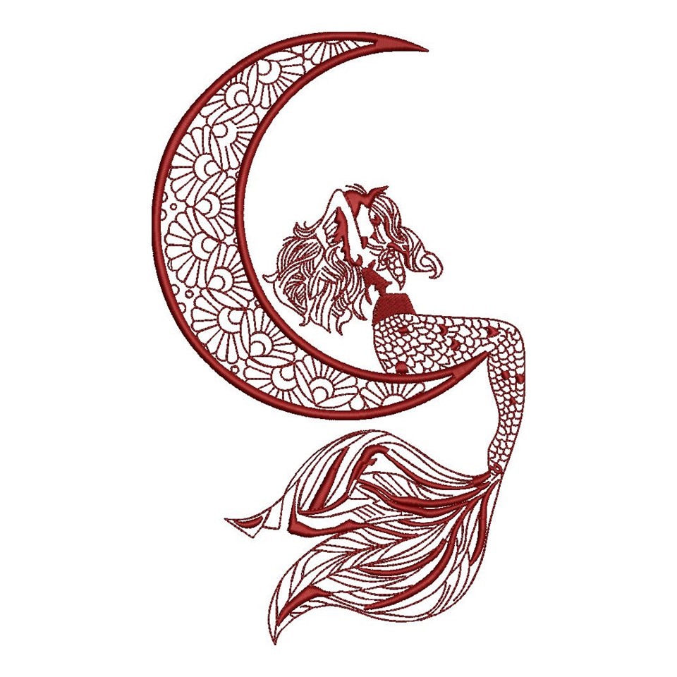 Mermaid On Moon
