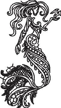 Mermaid Mandala Design Mermaid Mandala Design