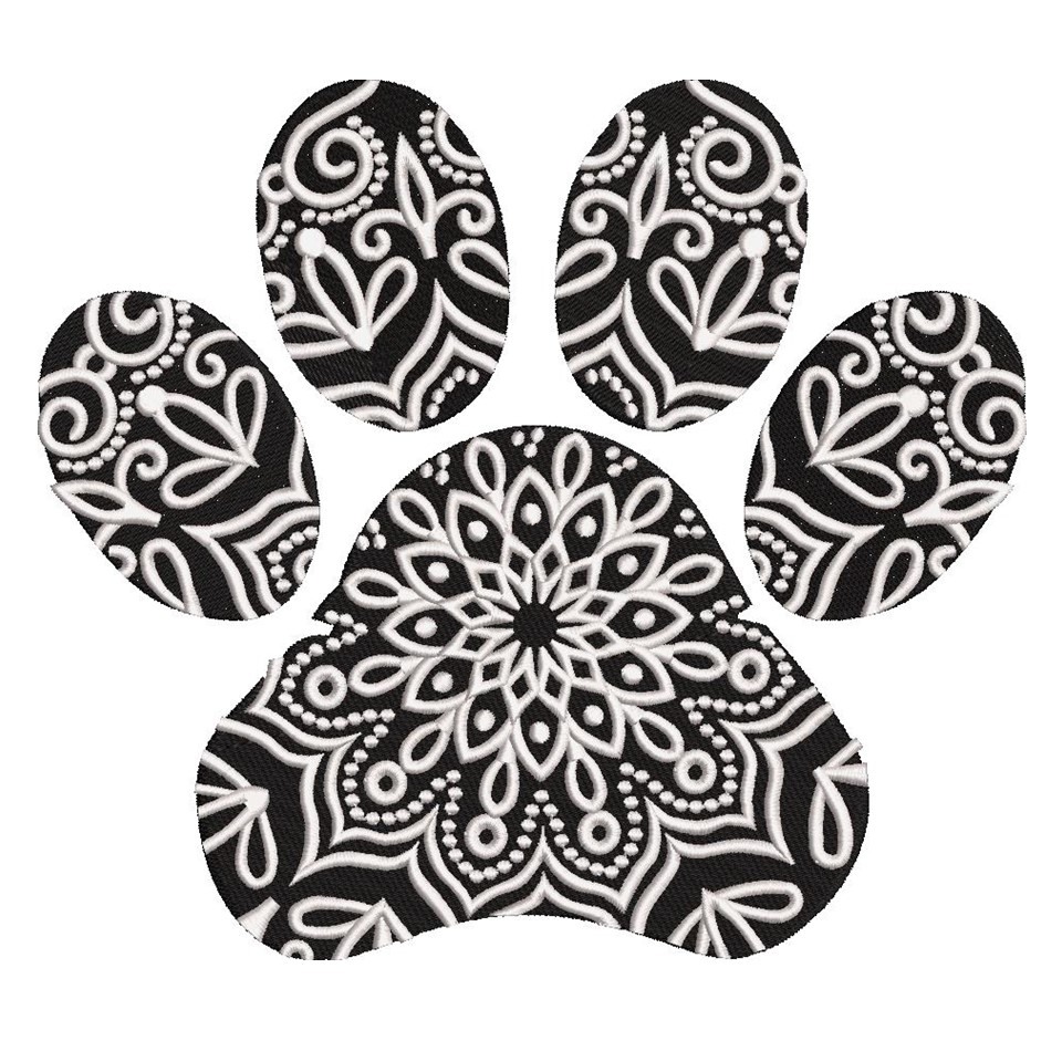 Paw Zentangle Design