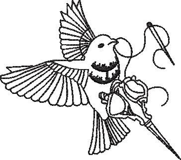 Bird Sewing Design Bird Sewing Design